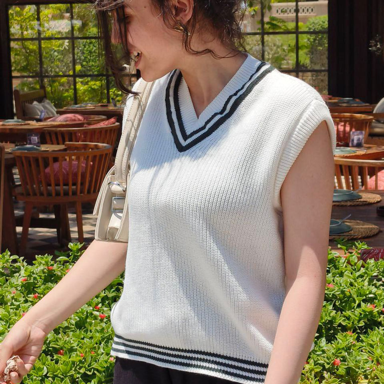 Vest K-Leps - Sleeveless V-Neck - Women