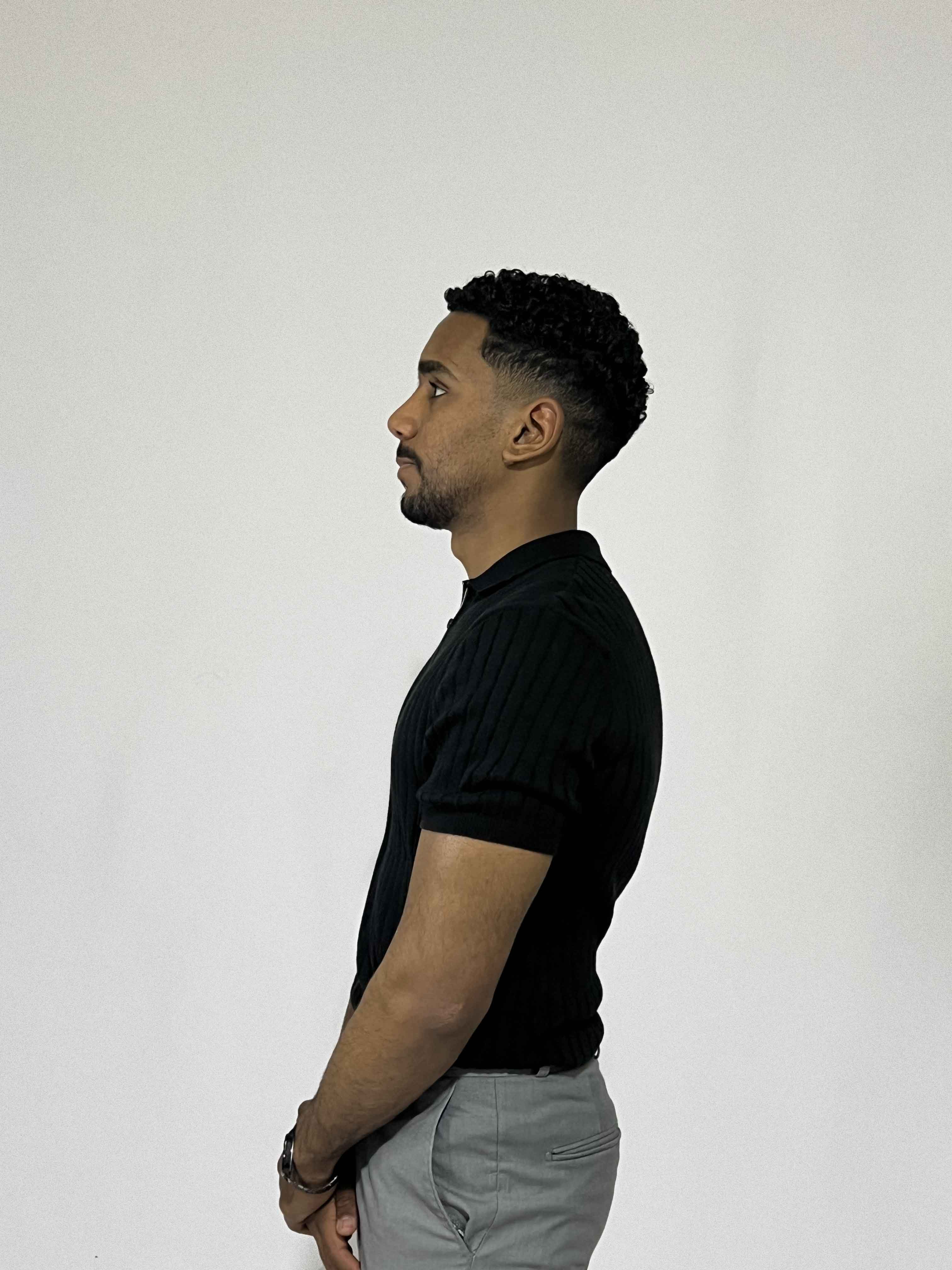 Ribbed Short-Sleeve Zip Polo