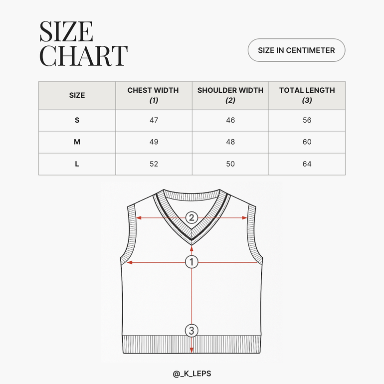 Vest K-Leps - Sleeveless V-Neck